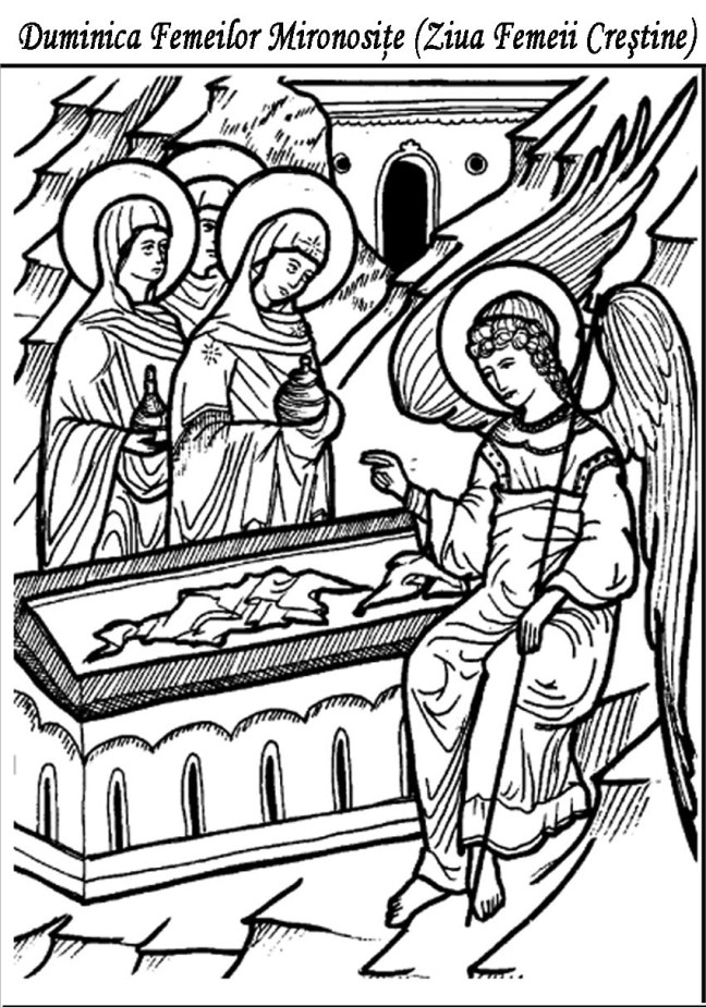 Femeile Mironosițe_de colorat